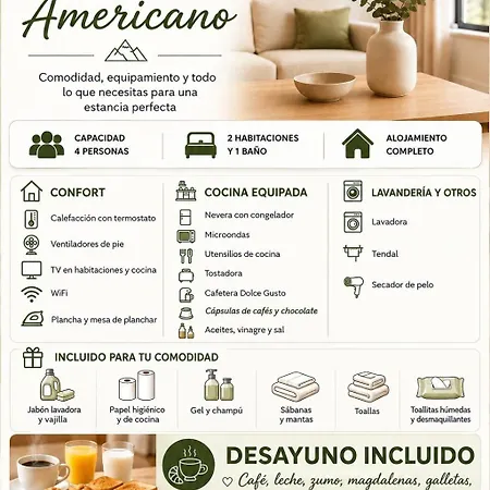 Apartamento Estilo Americano Con Balcon *